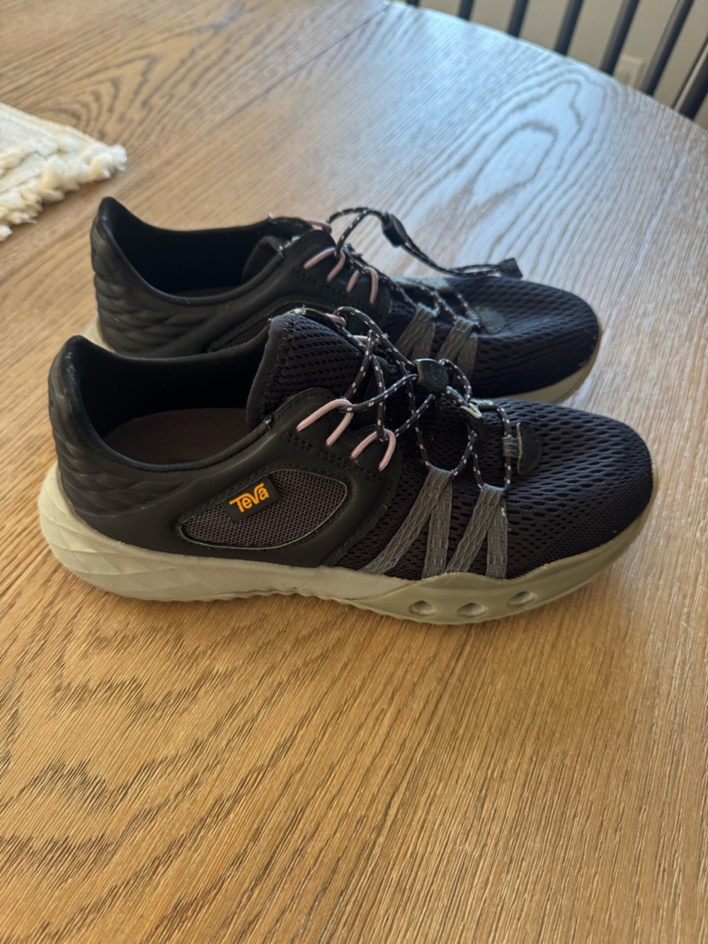 Teva Terra-Float Churn Women’s Size 7 Black Gray Water Trail Hiking Shoes 109943